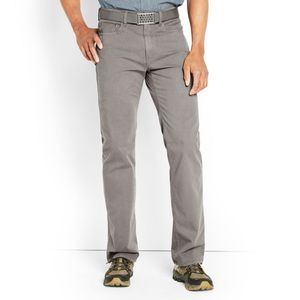 Orvis 5 pocket garment dyed grey denim pants NWT